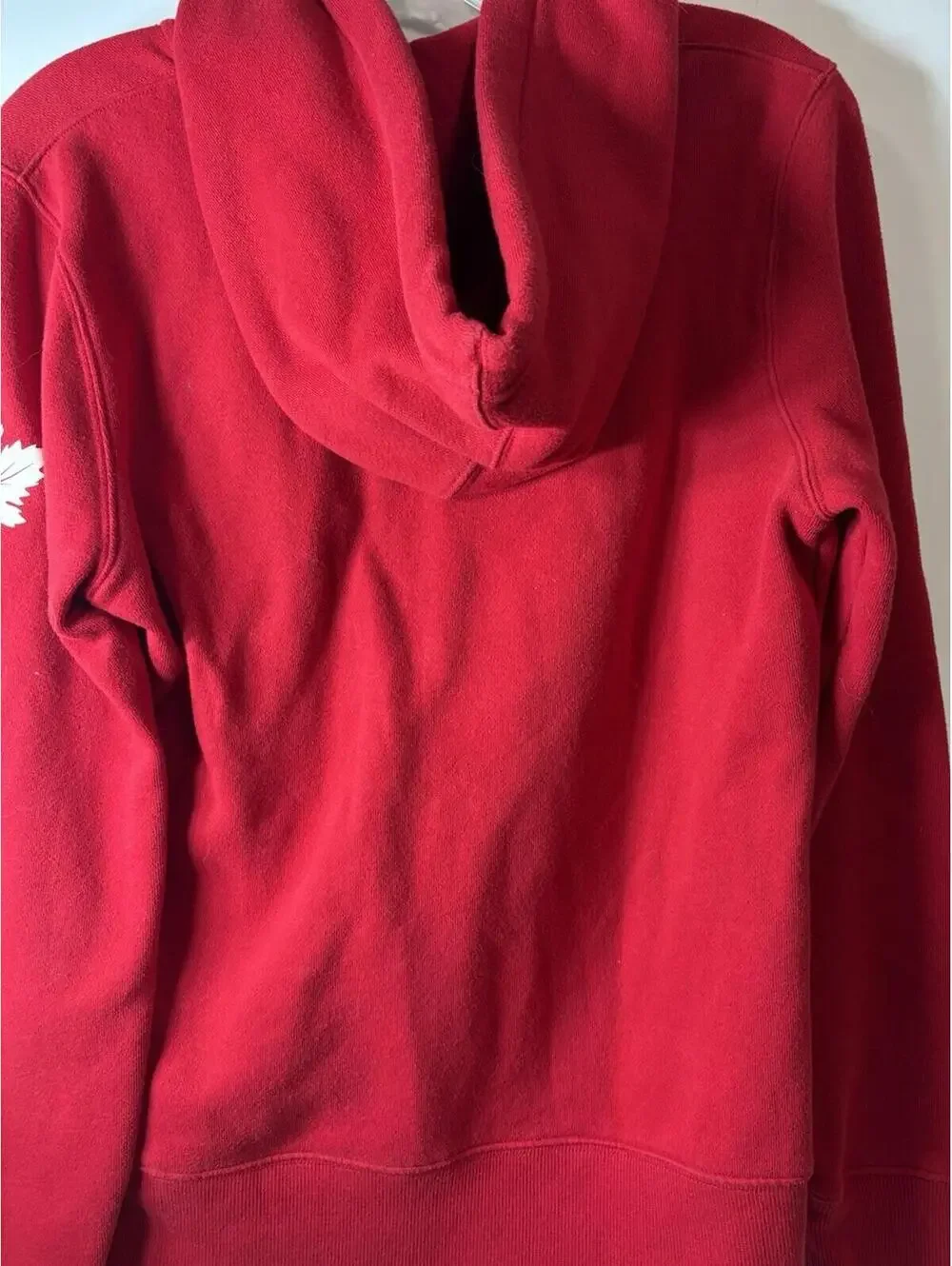 Team Canada Olympics Hoodie Embroidered Logo Hudson's Bay Red Full Zip M Women’s - Picture 11 of 11